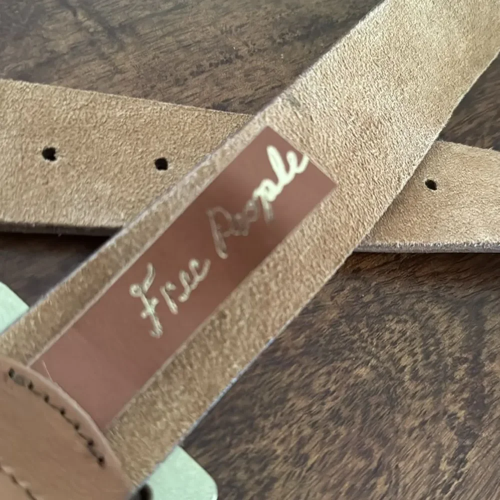 Free‎ People Squared Up Leather Belt M/L - Picture 5 of 5